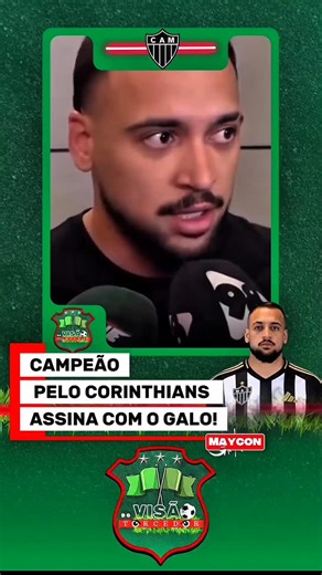 VISÃ⚽️ DO TORCEDOR on Instagram: "Reforço na área o meio campista Maycon desembarcou em BH para assinar com o Atlético Mineiro o volante que é cunhado de Lyanco (zagueiro/Galo) vê com bons olhos a temporada 2026 do alvinegro e disse estar feliz por assinar com o clube. 🖤🤍 #PEGOUAVISAO ? #atletico #maycon #BRASILEIRÃO"