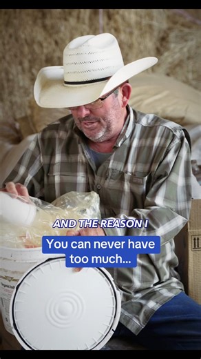 We mix our own feed here at Rutherford Land & Cattle, and when we’re mixing I make sure to put extra organic iodine in, even though the mineral already has some. To me, you can never have enough, so even if some falls out during the mixing process or something like that, there’s still plenty of iodine in there for them. We should look at our walk with Christ the same way! Fill yourself up on the Word of God, and let it overflow onto everyone around you. Be a light and a blessing everywhere you g