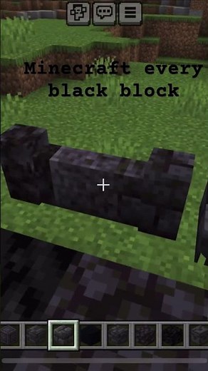 Minecraft every black block and comment if any block is left ￼