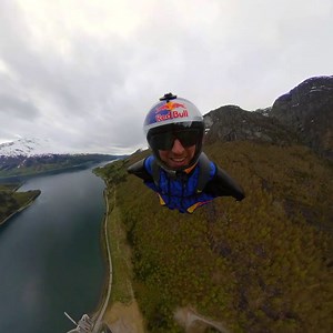 Back at it... still got it! 🌀🔥😲 Dani Roman makes an incredible flight from the top of Loen Skylift, Norway | Red Bull Adventure