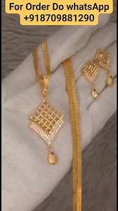 99K views · 984 reactions | Gold Plated Jewellery/Ad/Premium quality jewellery For Order Do whatsApp with screen shots of products +9187098 81290 Do whatsApp with product screen shot https://Wa.me/918709881290 For group link https://chat.whatsapp.com/DEVR6f80OofJPTdEdjieKH #everyone #goldplatedjewellery #goldplated #pendant #jewelrydesigner #jewelry #jewelrydesign #earringshop #follower #follow #bangles #necklace | Designer Product | Facebook
