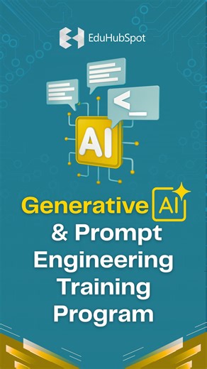 Ready to move from a standard IT role to a high-paid GenAI career? EduHubSpot’s Generative AI & Prompt Engineering program helps you build real GenAI skills - from Python to Agentic AI, LLMs, RAG, and LLMOps - through hands-on, industry-led projects. Learn what’s used. Build what’s hired. Comment “PROMPT” to get the course details. #GenAI #PromptEngineering #AIJobs #TechCareer | Eduhubspot
