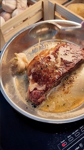 The Perfect Steak On Stainless Steel