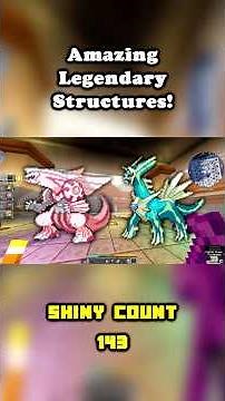 Amazing Legendary Structures! - Cobblemon Shiny Living Dex Challenge (Cobbleverse Survival) #shorts