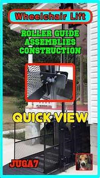 Building Roller Guide Assemblies for a Wheelchair Lift | Quick Construction View #Shorts Videos