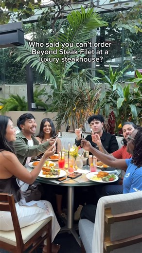 27K views · 273 reactions | Beyond Steak Filet just landed @boasteakhouse ​ Last week, we celebrated the debut of our all-new whole-cut filet that delivers the tender, juicy bite of a top-quality steak — with 28g of plant-based protein per serving. ​ Guests got a first taste of the new Club Room Style “Steak Frites” — and let’s just say… you’re going to want to try this.​ ️ Now serving at all BOA locations. | Beyond Meat | Facebook