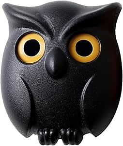 Magnetic Key Holder, Key Holder Wall Mount, Keys Holder On Wall, Wall Key Holder, Keychain Holder for Wall with Wall Mount Adhesive-Black