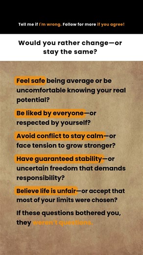 Brutal Truth Questions #reality #mindset #deep