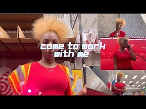 COME TO WORK W/ME @ TARGET 📍*detailed* (drive up, cashier, )