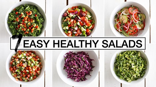7 Easy   Healthy Salads For Every Day of the Week - Fablunch