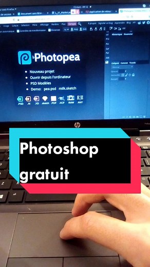 Photoshop gratuit ❤️ #photopea #photo #astuce #gratuit #tuto #conseil