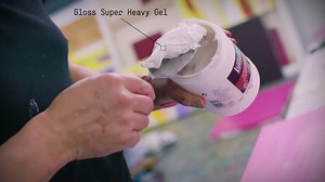 We love how the canvas bends under the weight of Heavy Body mixed with Gloss Super Heavy Gel. How do you use it to create textures in your work? https://goo.gl/vK9ZHc | Liquitex Artist Materials