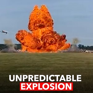 16K views · 160 reactions | A fiery explosion from a jet fuel truck at a Michigan air show killed the driver on Saturday afternoon. Another vehicle appeared to overturn and catch fire shortly after the explosion, but no other injuries beyond death were reported. Local authorities have not said what caused the explosion, nor have they identified the person involved in the blazes. #michigan #jet #us #explosion #anews | A News | Facebook