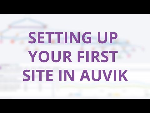 Setting up your first site in Auvik