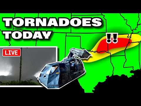Tornado Threat Today - Chasers on the Ground