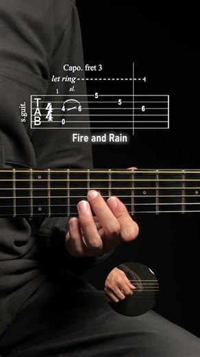 Fire and Rain - James Taylor #guitartutorial