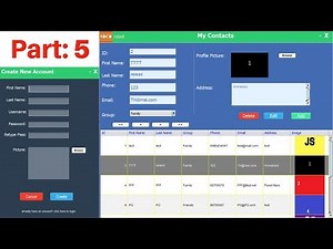 Java - Contact Management System Project In Java With MySQL Step By Step [with source code] Part 5