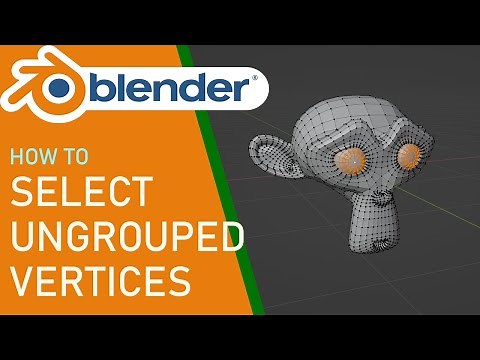 How to select ungrouped vertices in blender