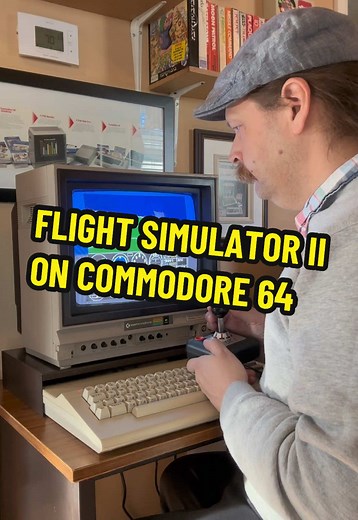 Flight Simulator II: Nostalgia for Commodore 64 Gamers