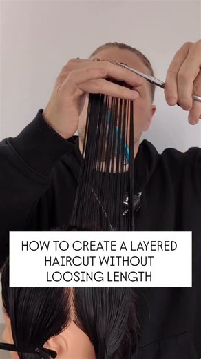 615 reactions · 40 shares | Sometimes layering long hair and...