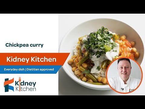 Chickpea curry | Kidney Kitchen | kidney friendly recipe