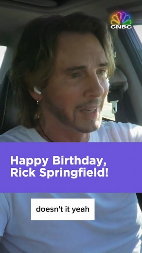 9.9K views · 317 reactions | “Never give up, never give up, never give up.” Happy Birthday, Rick Springfield! In honor of the musician’s birthday, here’s a look back at when he shared how his music career began while driving this 1963 Chevrolet Corvette. #rickspringfield #jayleno #corvette #80smusic #cnbc | CNBC Ambition | Facebook