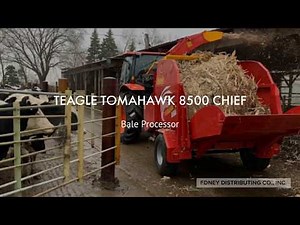 Teagle Tomahawk 8500 Chief - Bale Processor Demo