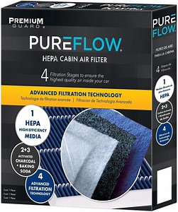 PureFlow HEPA Cabin Air Filter PC99237HX | Fits 2018-2025 Toyota Camry, 2021-2025 Sienna, 2022-2025 Corolla Cross, 2019-2025 Lexus ES350, 2017-2025 Toyota Hilux, 2022-2025 Lexus NX350 - Walmart.com