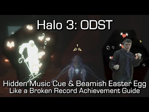 Halo 3: ODST - Like a Broken Record Achievement Guide - Hidden Music Cue & Beamish Easter Egg