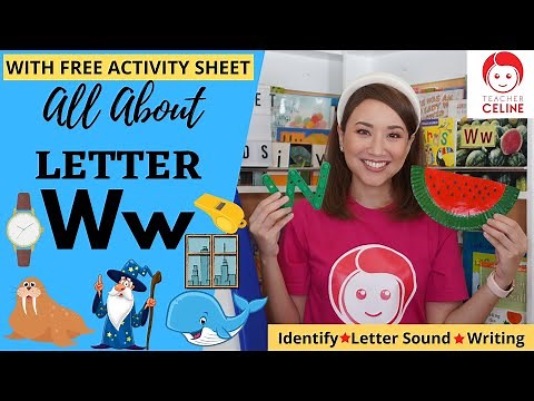 Letter Ww | Phonics for Kids | ABC Sounds | Art Activity | Learn to Read