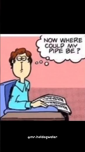 Now where could my pipe be? #garfield #shorts #memes