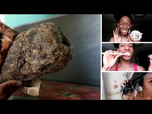 Tout sur le SAVON NOIR AFRICAIN! & 5 utilisations cheveux, visage, corps