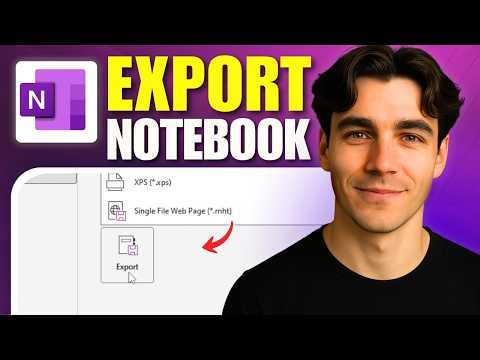 How To Export A OneNote Notebook Into A File To Be Backed Up And Opened Offline (Tutorial 2026)