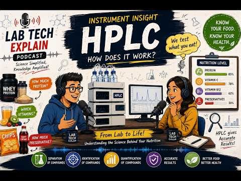 🎙️ Inside HPLC: How Scientists Analyze Food Products Podcast Hindi