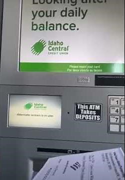 How to deposit check in Atm machine 1