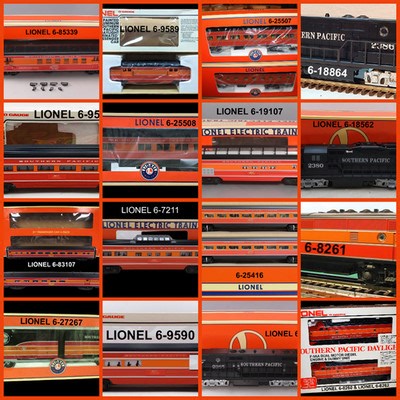 LIONEL Southern Pacific  ABA Locomotives & 18 High-End Passenger Cars BRAND NEW! | eBay