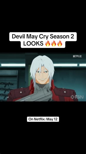 Devil May Cry Season 2 LOOKS 🔥 On Netflix May 12 #devilmaycryanime #devilmaycry