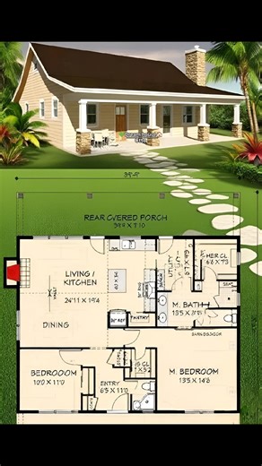 59K views · 211 reactions | A simple and refreshing 2-Bedroom layout with a bright and welcoming design. For inspiration ideas only. #DreamHouse #SmallHome #2bedrooms #floorplan ℂ핣핖핕핚핥 핥할 ℝ핚하학핥핗핦핝 핆함핟핖핣 | Dream House | Facebook