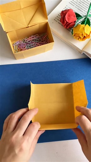 2.7M views · 22K reactions | Origami Gift Box #origami #giftbox #paper #fold #craft #diy #art #fun #cute #easy | paper craft | Facebook