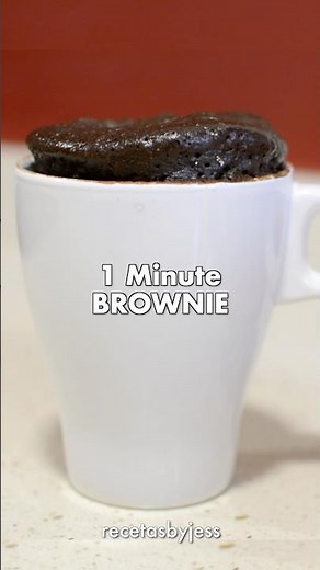 1-Minute BROWNIE in the Microwave! 🍫🤎 #recipe #microwavemagic #easyrecipe #brownie