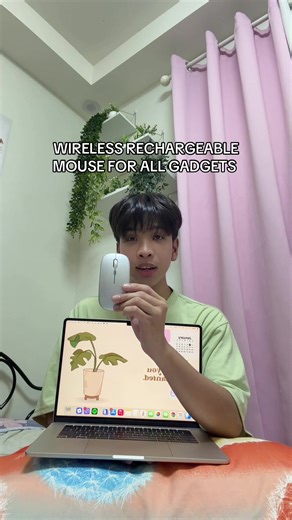 Replying to @. matagal bang ma-lowbatt itong wireless rechargeable mouse? 😩🤍 #wirelessmouse #rechargeablemouse #mouse #bluetoothmouse