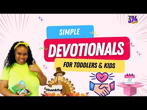 Simple Devotionals for Toddlers and Kids | Day