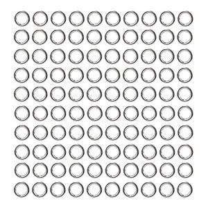 Green Machine 9.5mm Silver Snap Poppers (100 Sets)