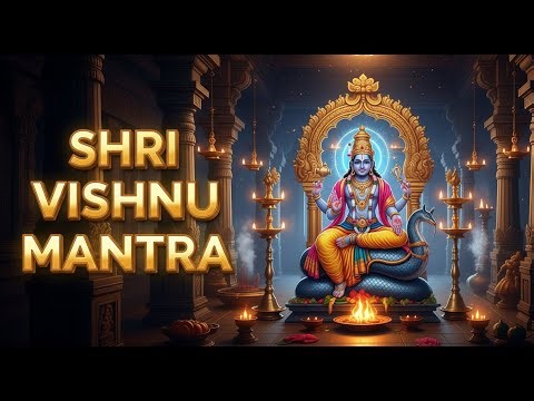Shri Vishnu Mantra | 1 Hour Powerful Vishnu Mantra for Peace, Positivity & Divine Protection