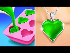 Niesamowite dzieła i biżuteria z żywicy epoksydowej i modeliny 😍 💍😍
