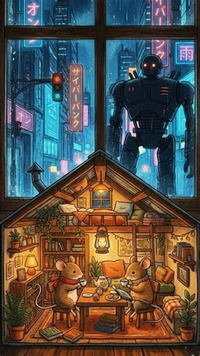 Hidden Part of Our LO_FI Cyberpunk World | Hidden Cozy Corner