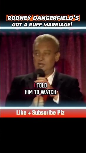 Rodney Dangerfield Roasts His "Ruff" Marriage #ClassicComedy #DogHumor