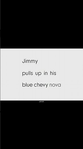 Jimmy Pulls Up in His Blue Chevy Nova | Viral Country Lyrics Short
