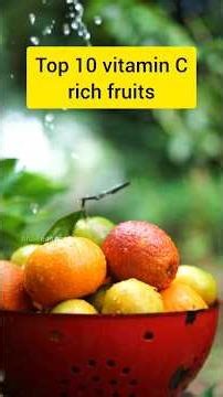 Top 10 vitamin C rich fruits ❤️ Aruvi editz studio