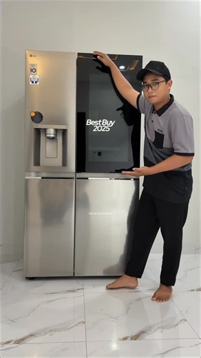 Hafid Pamungkas on Instagram: "Kira-kira kalian pengen beli juga gak ni? 😎 “Yang Kepo Link pembelian ada dibio profil ya bisa cek aja 😊” #kulkas2pintu #lggcx257csew #kulkaslg #lg #mesincucitcl #tcl #mesincucifrontloading #airfryer #airfryerphilips #philips #reels"